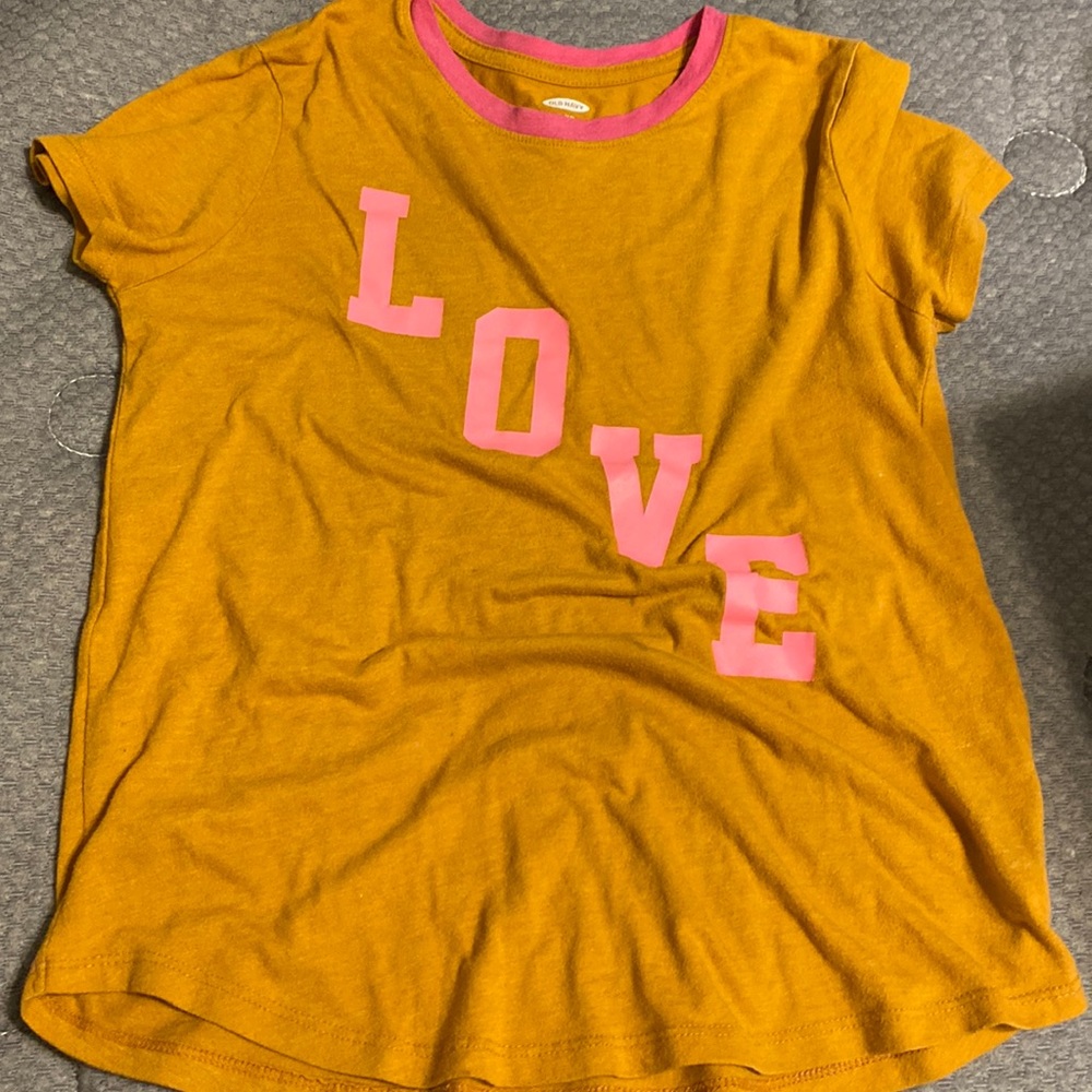 Kid girls love tee shirt